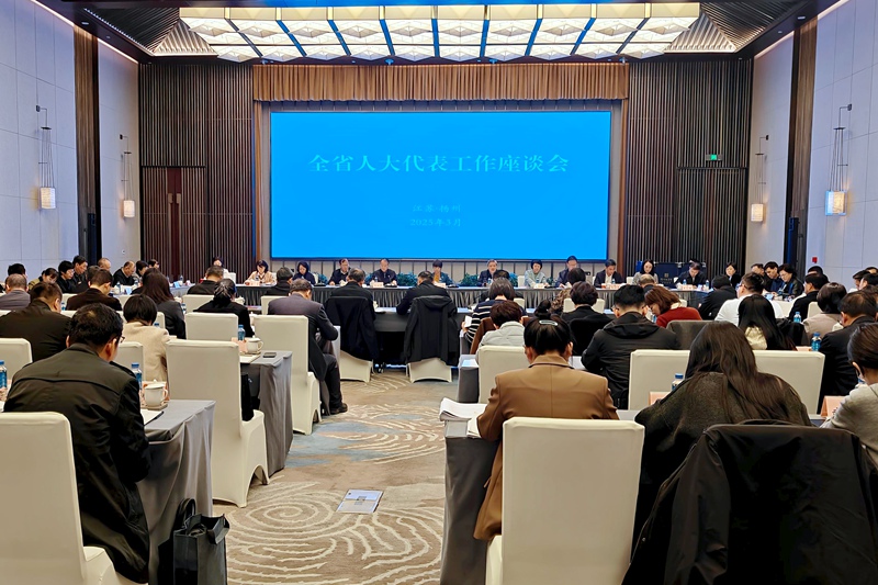 全省人大代表工作座談會在揚(yáng)州召開